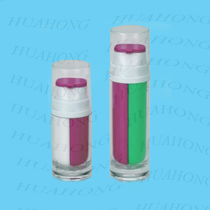 dual tube airless bottle